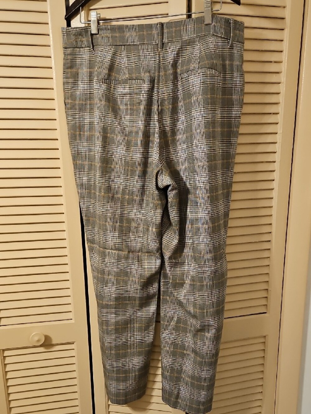 Nine West Women's Gray Plaid Dress Pants - Picture 2 of 5